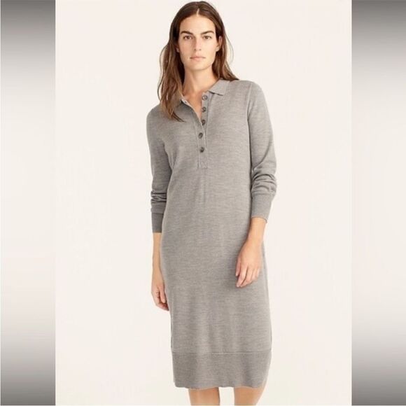 J. Crew 100% Merino Wool Dress Women Size M - Picture 1 of 8